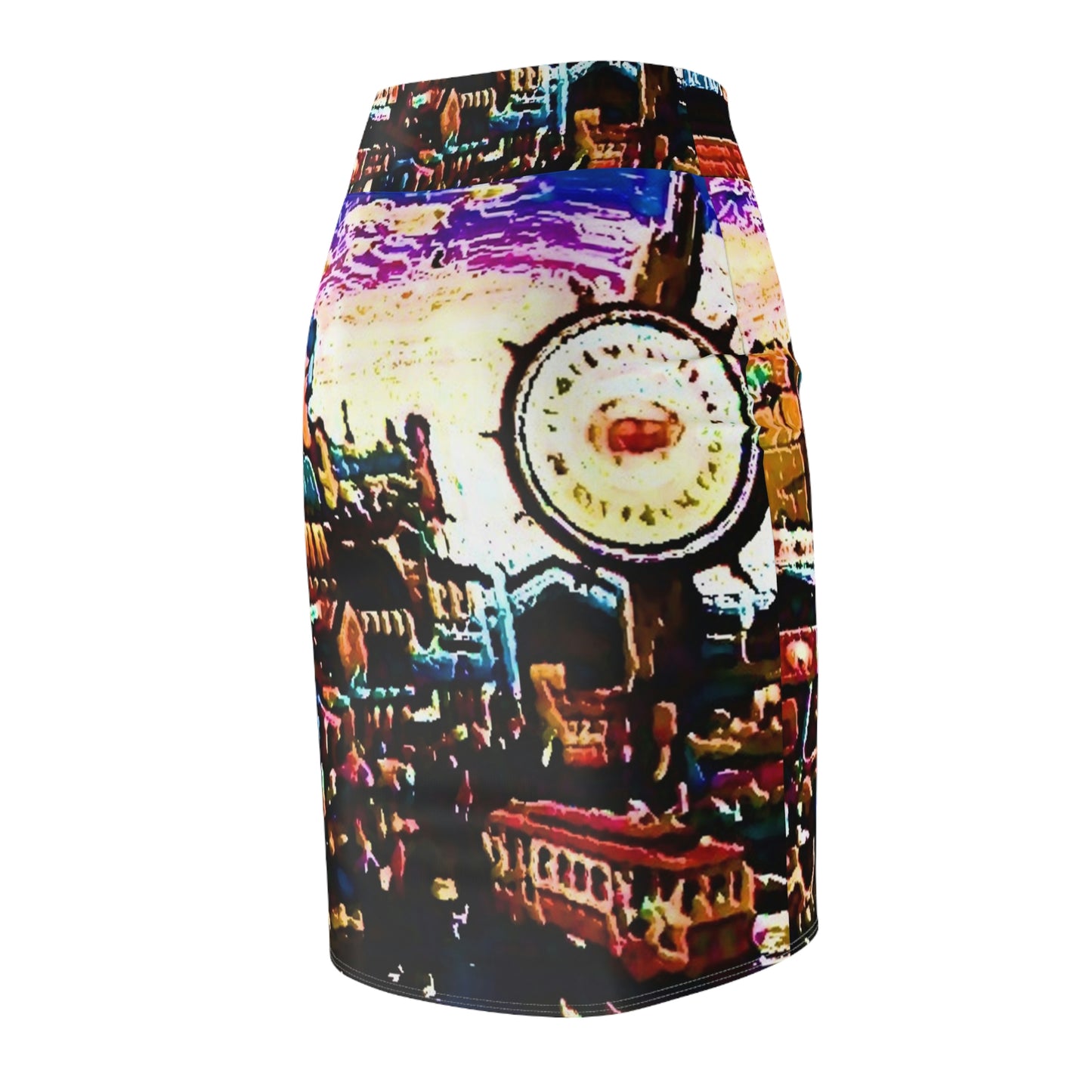 Women's Pencil Skirt ... "No.9 Fishermen's Grotto - Fishermen's Wharf, SF, California" ... Family Archives: 1970's ... Original Works ...