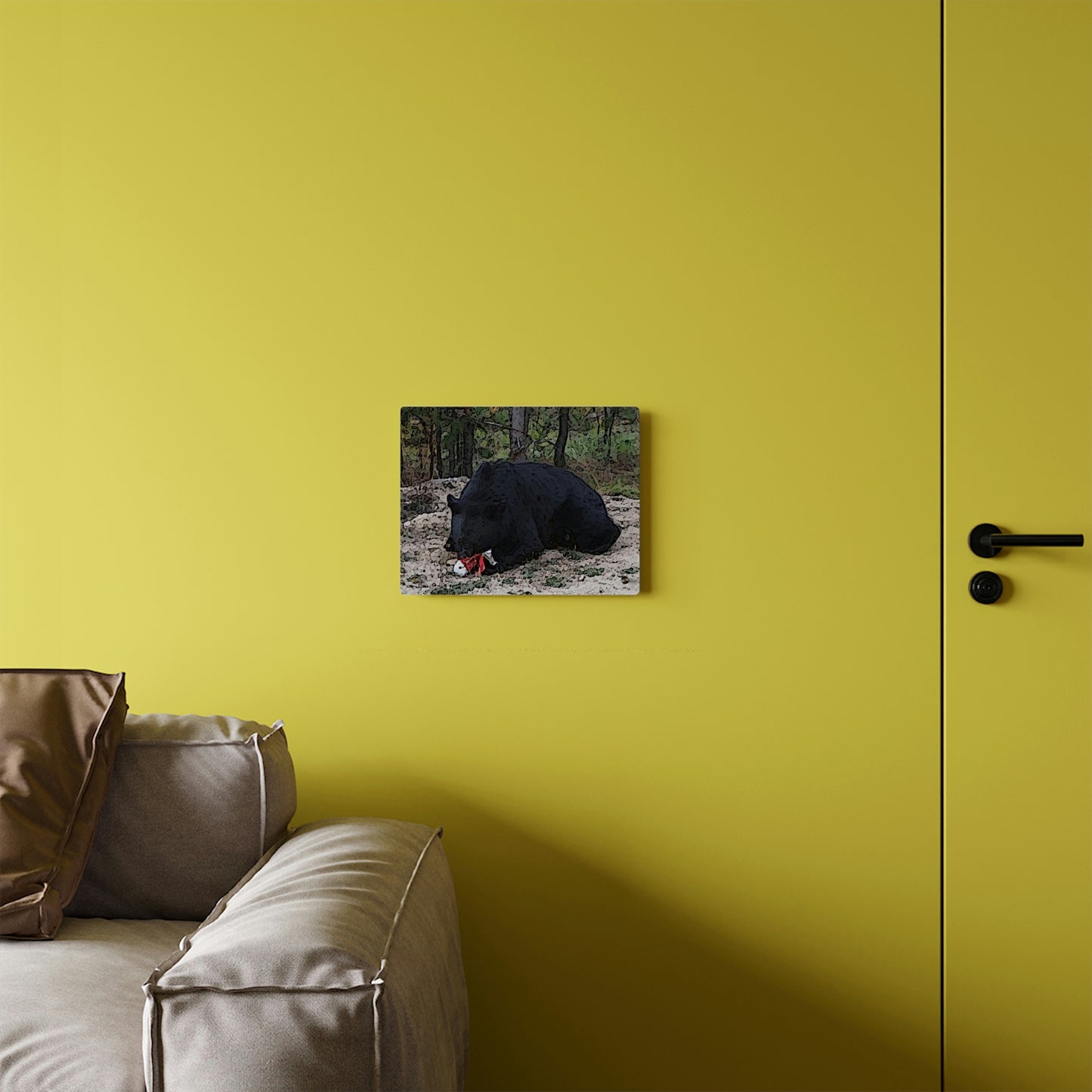 Acrylic Wall Art Panels ... RCY: "Rhett Creek Yogi ... '500 Lbs Of Autumn Season Hunger' ..."  ... September 2022 ... Central Idaho ... Original Works ...