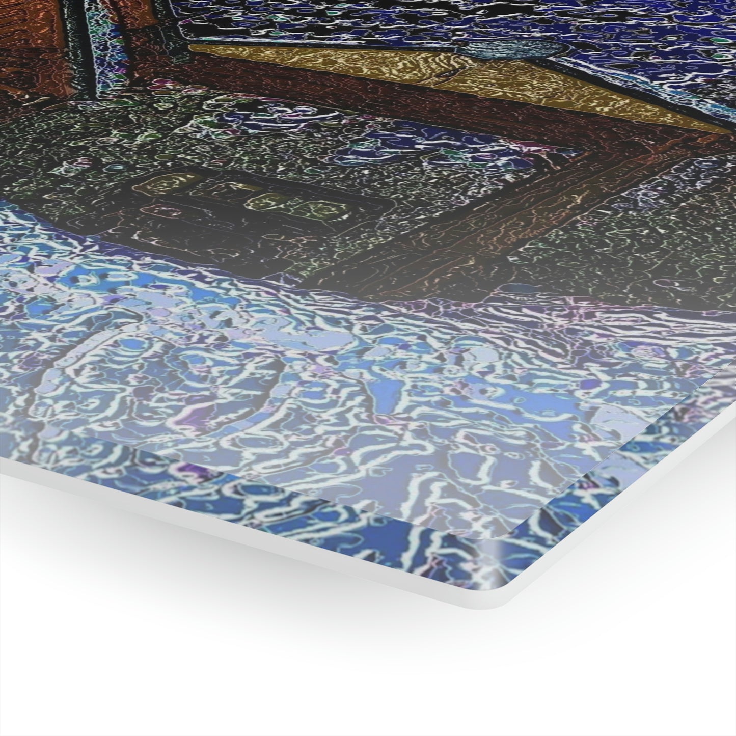 Acrylic Prints ... Van Gogh-Ian 'Inspired' Mountain Winter Paradise ... November 2022 ... Rhett Creek, Idaho ... Original Works ...