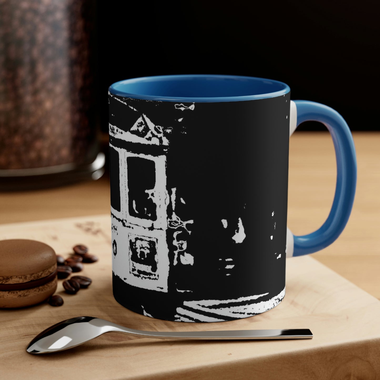 Accent Coffee Mug, 11oz ... San Francisco ... 'A Rice-A-Roni-A-San Francisco Treat' ... "A Cable Car Classic" ... Family Archives: 1973 ... Original Works ...