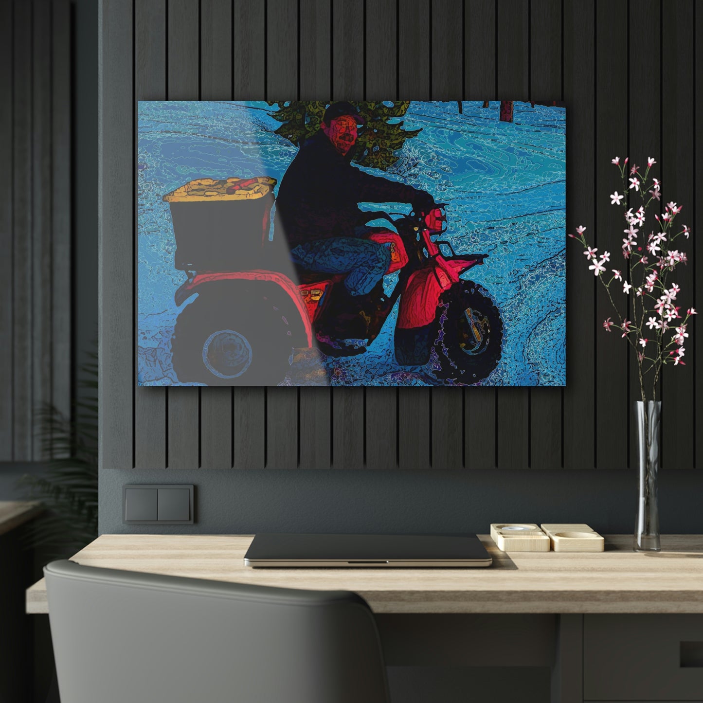 Acrylic Prints ... There's 2-Wheelin ... There's 4-Wheelin ... 'And-Of-Course' ... "There's 3-Wheelin-In-The-Snow" ...  Original Works ...