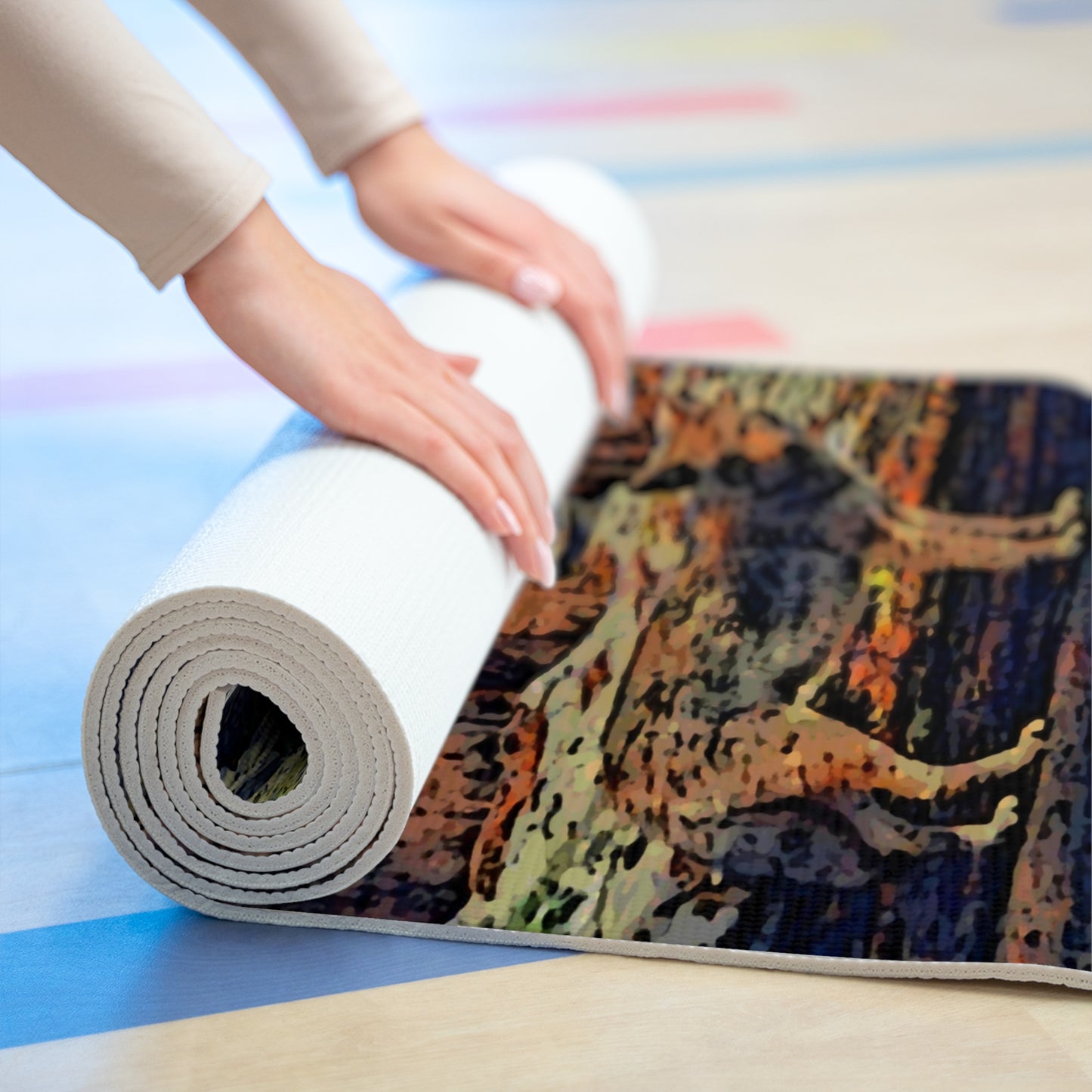 Foam Yoga Mat ... Coyote ... "Yosemite Valley: Circa May23 ... KPH Base Photo" ... Original Works ...