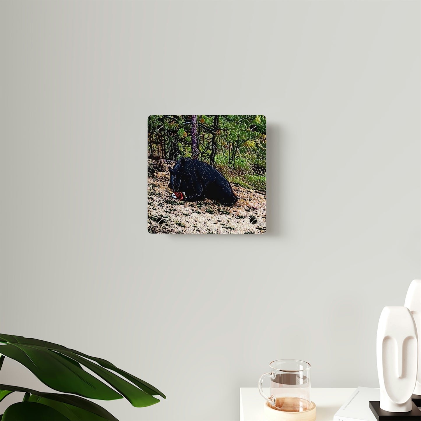 Acrylic Wall Art Panels ... RCY: "Rhett Creek Yogi ... '500 Lbs Of Autumn Season Hunger' ..."  ... September 2022 ... Central Idaho ... Original Works ...