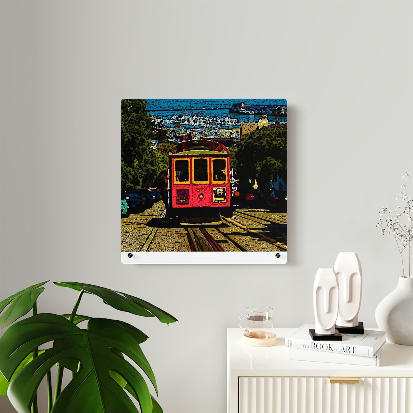 Acrylic Wall Art Panels ... San Francisco ... 'A Rice-A-Roni-A-San Francisco Treat' ... "A Cable Car Classic" ... Family Archives: 1973 ... Original Works ...