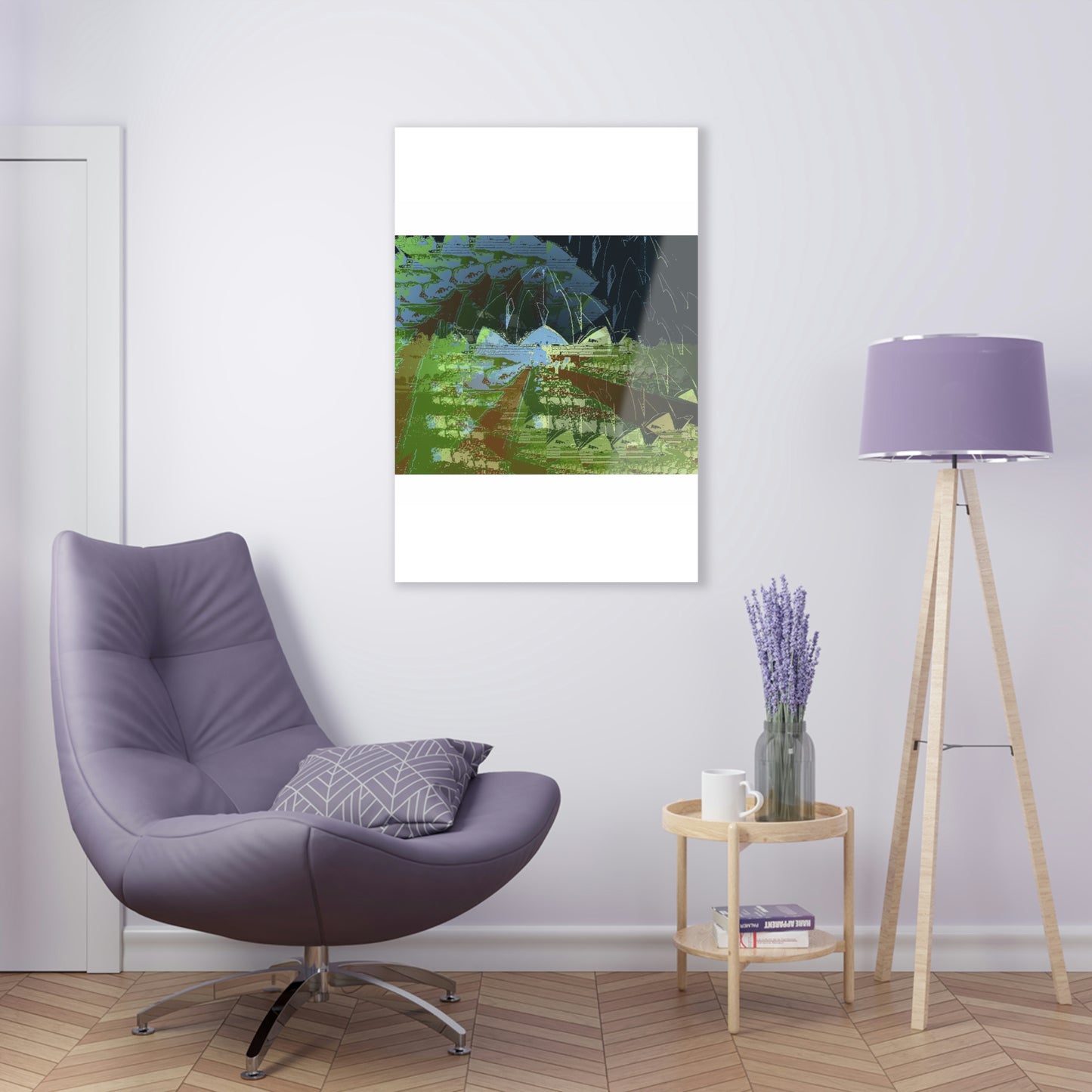 Acrylic Prints ... 'Bahai'i House-Of-Worship' ... "Lotus Temple: Delhi, India, 2008" ... Original Works ...