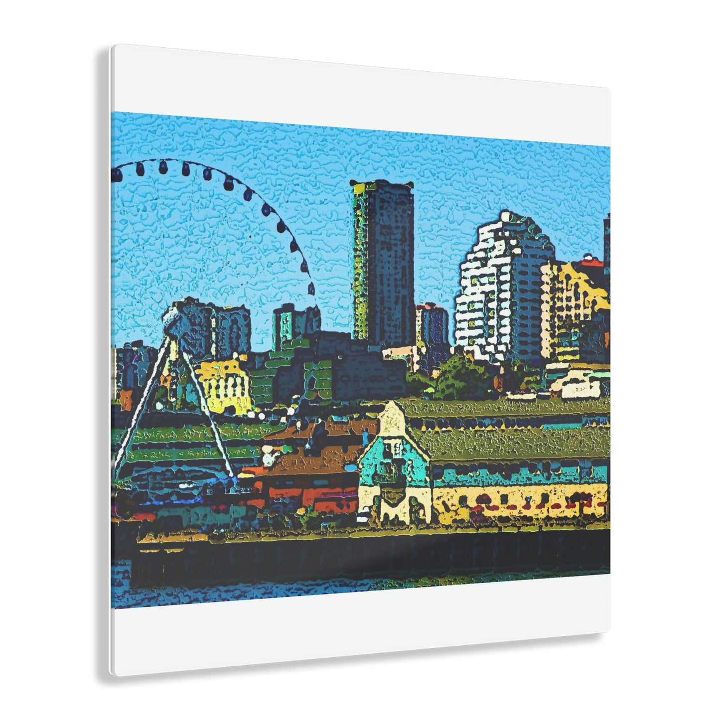 Acrylic Prints ... That Classic Wheel ... 'Seattle's Wheel' ... & An Old Classic Waterside Vendors ...  'Family Archives' ... Original Works ...
