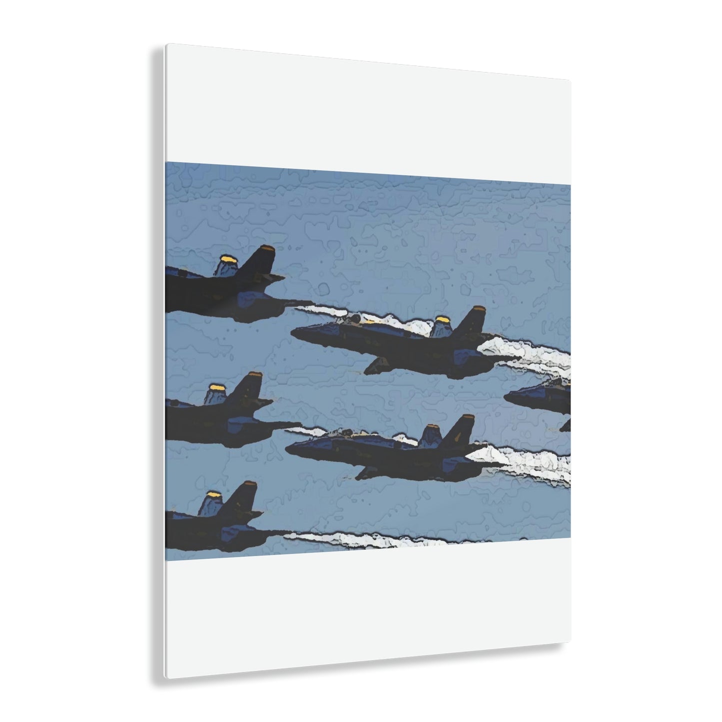 Acrylic Prints ... Seattle Seafair ..."Blue Angels Run Over Lake Washington" ... Circa Mid 1980's ... Dr FJ Holt ... Original Works ...