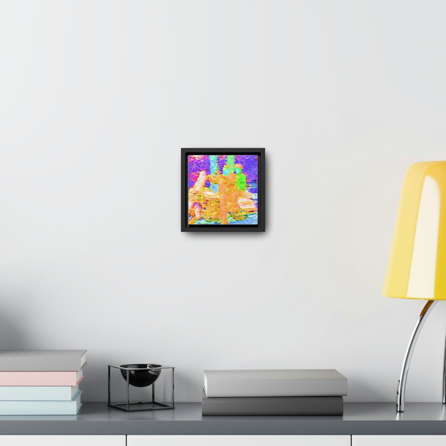 Gallery Canvas Wraps, Square Frame ...  "And 'I' Left His Dead A_s There By The Side-of-The-Road" ... Original Works ... (Grateful Dead: Me-And-My-Uncle)