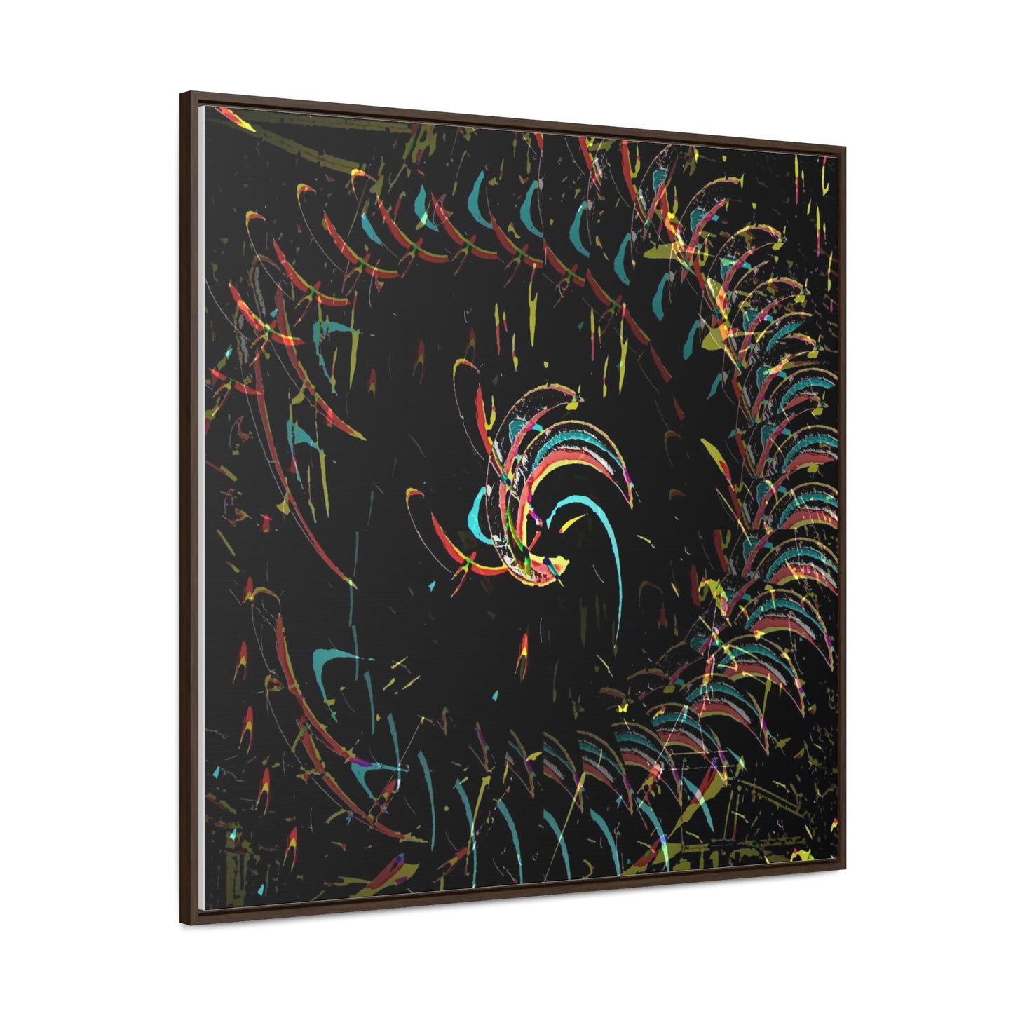 Gallery Canvas Wraps, Square Frame ... "Waning Moon" ... Central Idaho ... October 2022 ... Rendering Time: 22 Hours ... Original Works ...