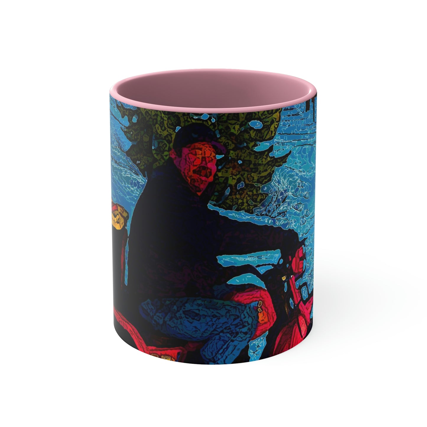 Accent Coffee Mug, 11oz ... There's 2-Wheelin ... There's 4-Wheelin ... 'And-Of-Course' ... "There's 3-Wheelin-In-The-Snow" ...  Original Works ...