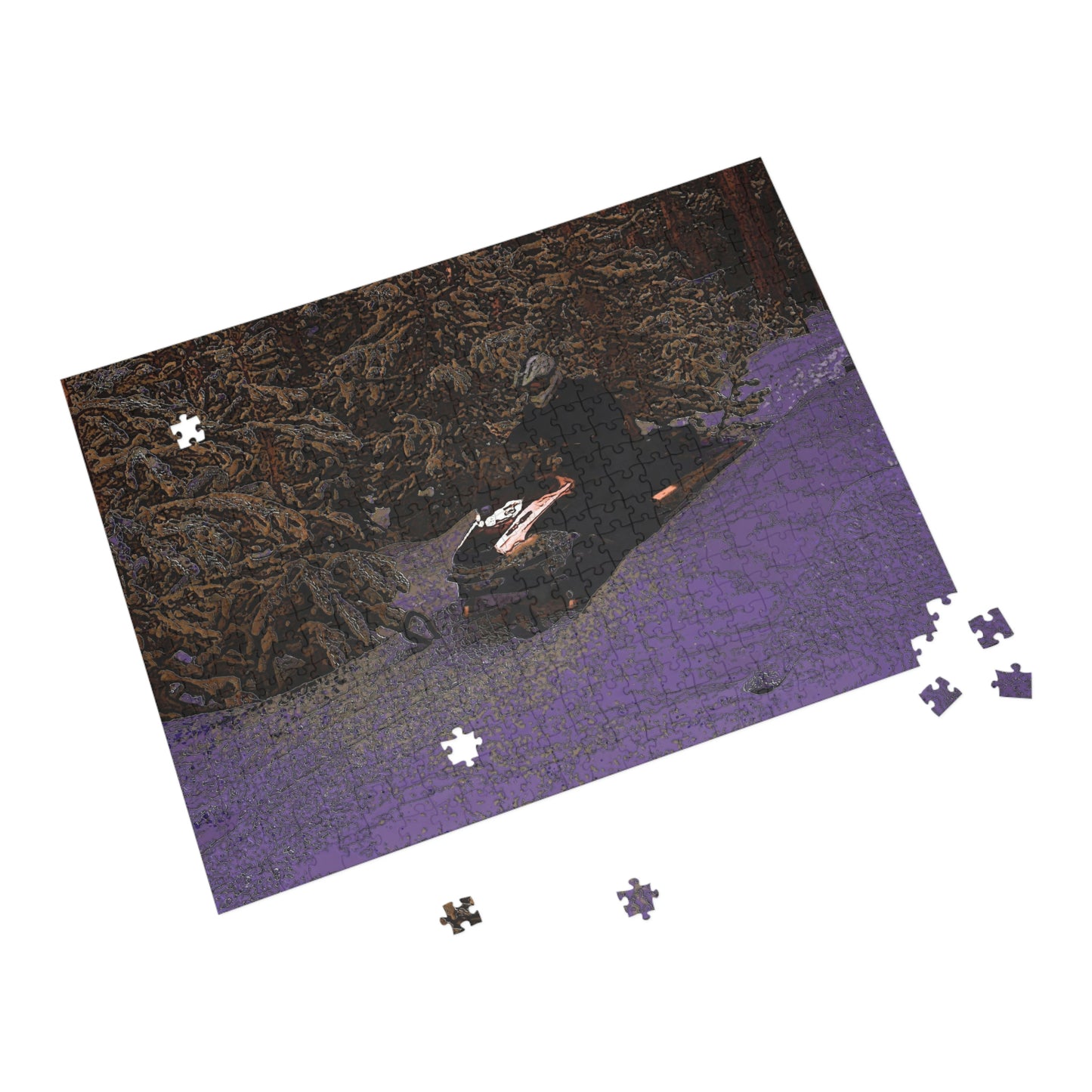 Puzzle (96, 252, 500, 1000-Piece) ... Yep ... "Another Day ... Riding Through The Wilderness ... " ... February 2023 ... Original Works ...