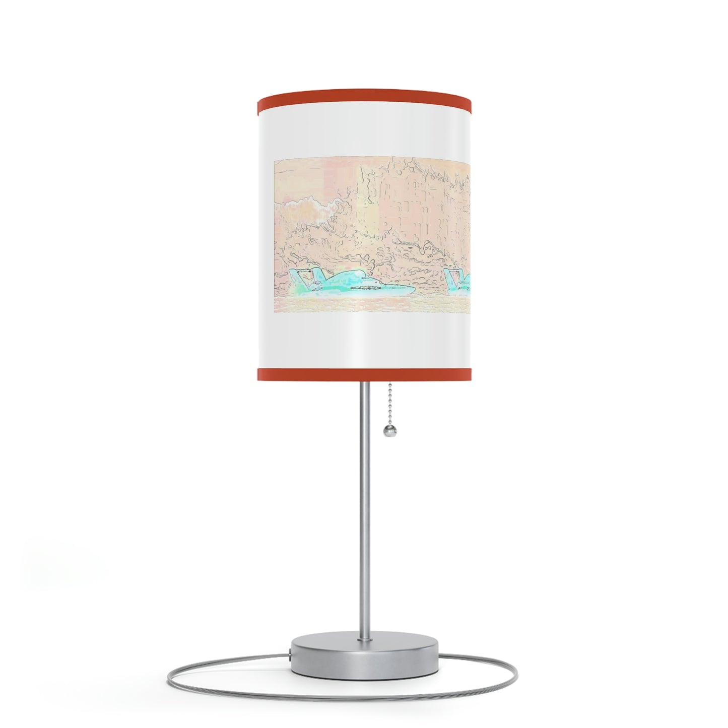 Lamp on a Stand, US|CA plug ... Seattle Columbia Cup On Lake Washington ... "Dave Wilcox Heads For The Win" ... Associate Gift-Photo ... Original Works ...