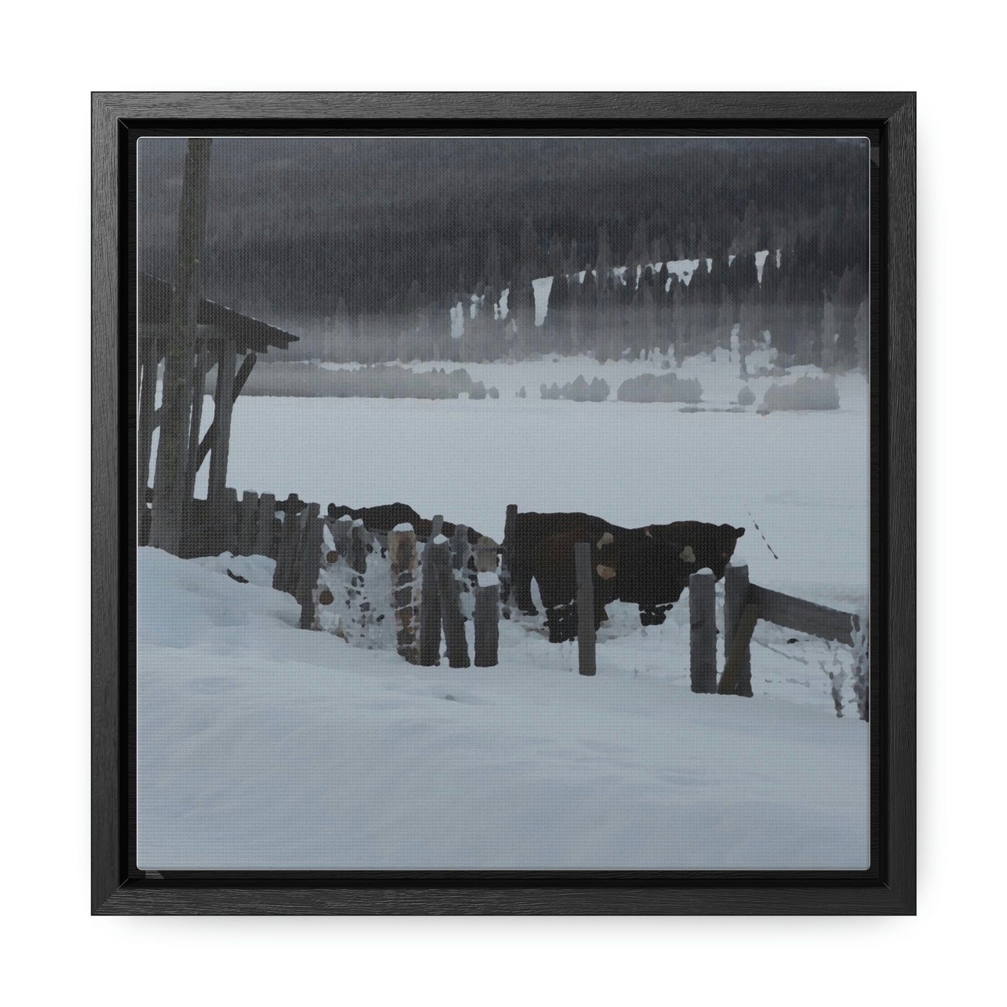 Gallery Canvas Wraps, Square Frame