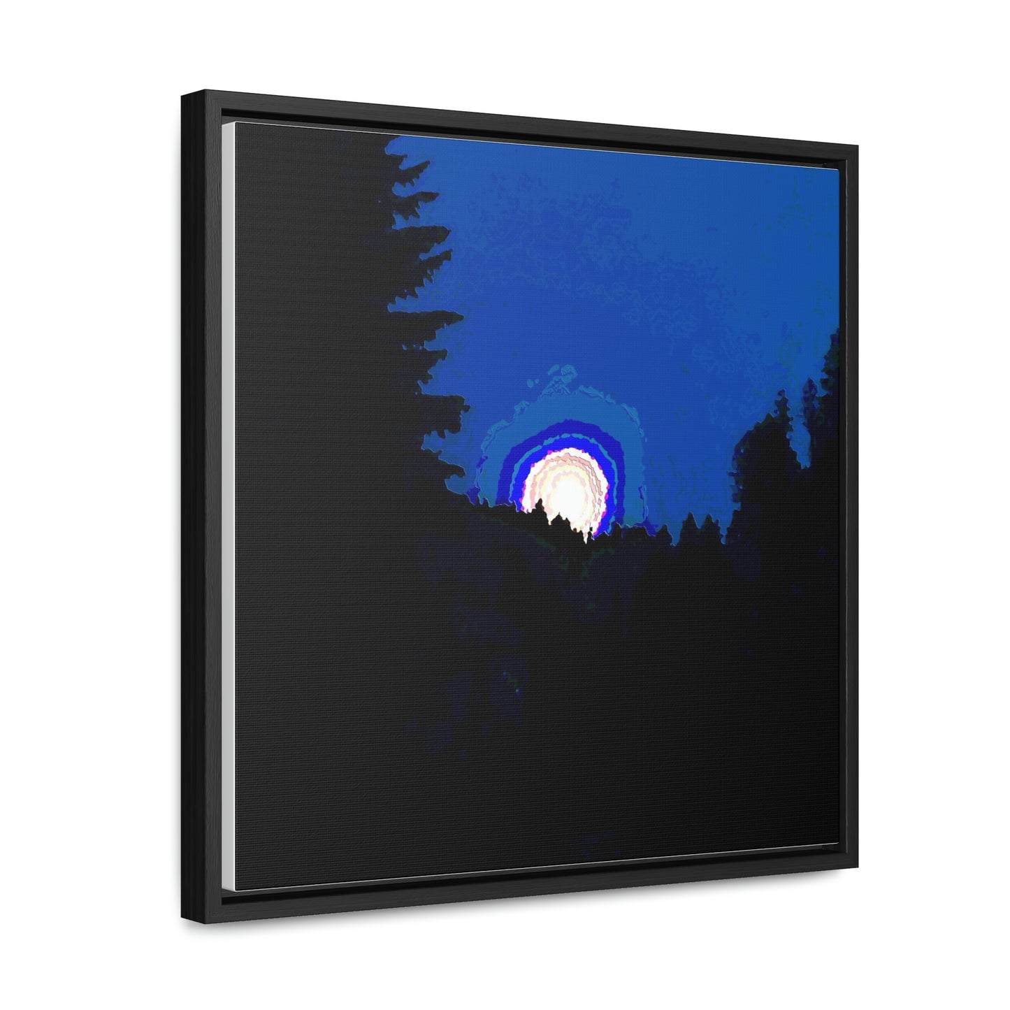 Gallery Canvas Wraps, Square Frame ... "The Road Home" ...' Over The River & Through The Woods To? ...' ... Moonscape Near Elk City, Idaho ... Original Works ... 5Jan23 ...