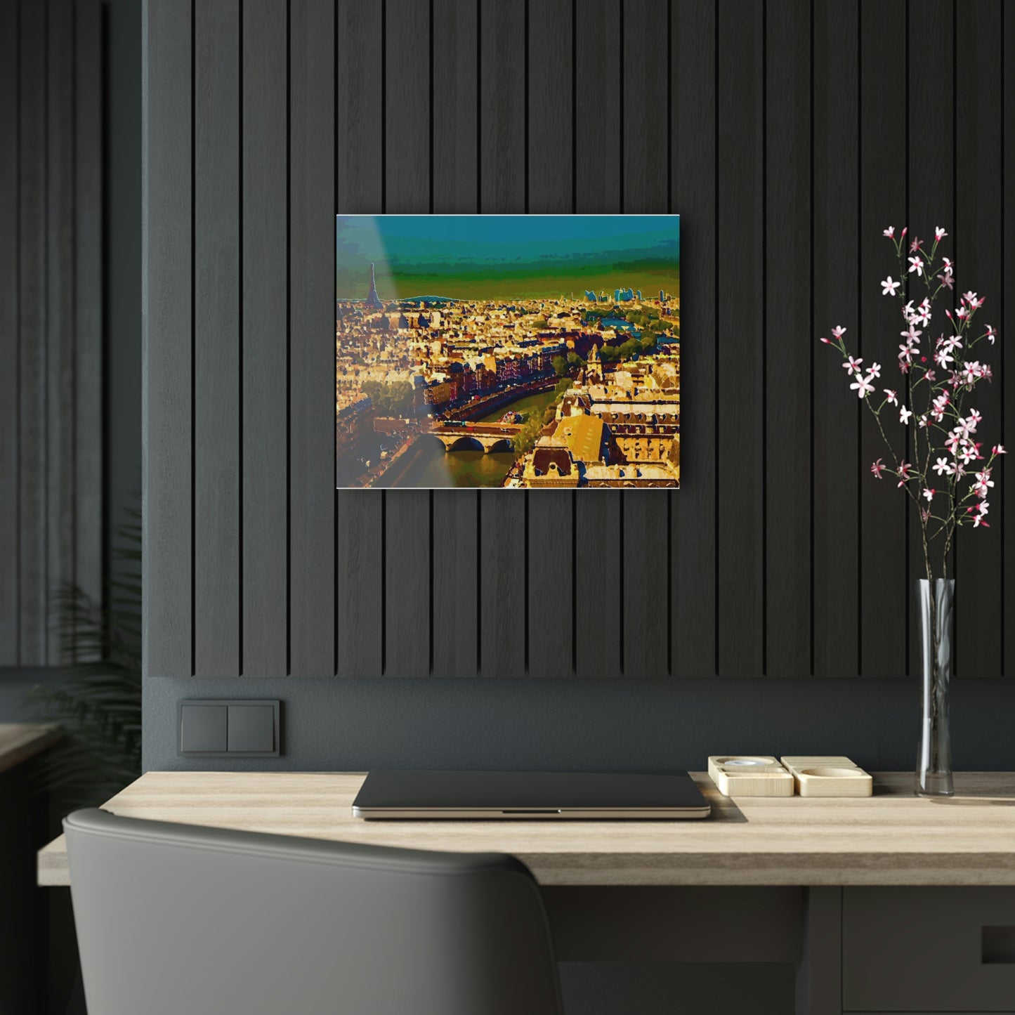 Acrylic Prints ... Au Paris ... "Along The River Seine" ... Barbara Joan Bonnel-Holt: 1972 ... Original Works ...