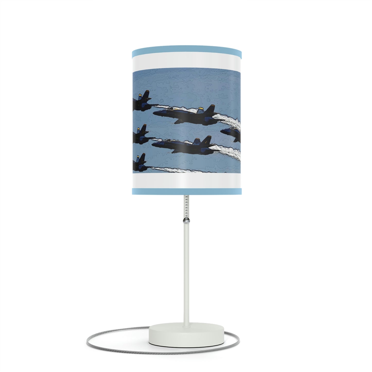 Lamp on a Stand, US|CA plug ... Seattle Seafair ..."Blue Angels Run Over Lake Washington" ... Circa Mid 1980's ... Dr FJ Holt ... Original Works ...