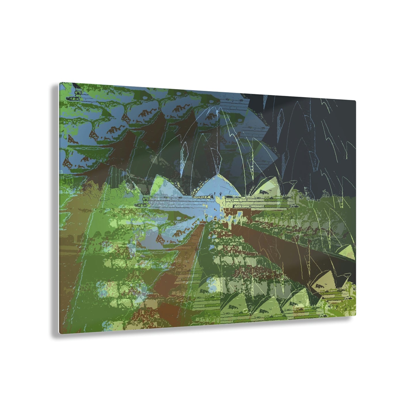 Acrylic Prints ... 'Bahai'i House-Of-Worship' ... "Lotus Temple: Delhi, India, 2008" ... Original Works ...