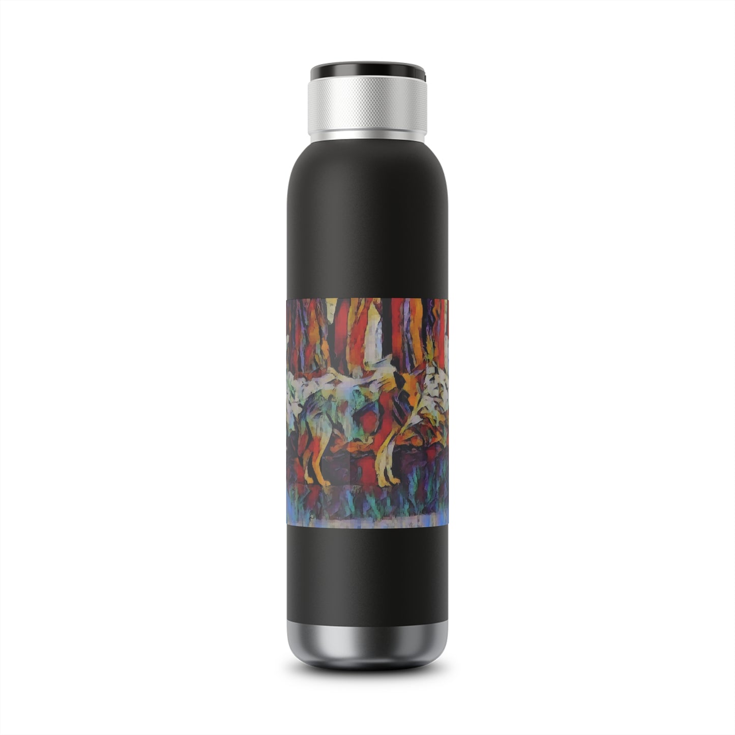 Soundwave Copper Vacuum Audio Bottle 22oz ... Coyote ... "Yosemite Valley: Circa May23 ... KPH Base Photo" ... Original Works ...