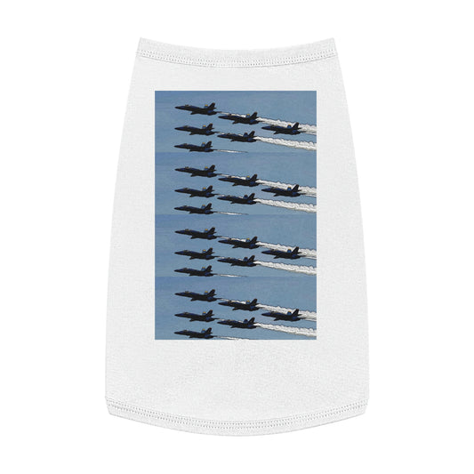 Pet Tank Top ... Seattle Seafair ..."Blue Angels Run Over Lake Washington" ... Circa Mid 1980's ... Dr FJ Holt ... Original Works ...