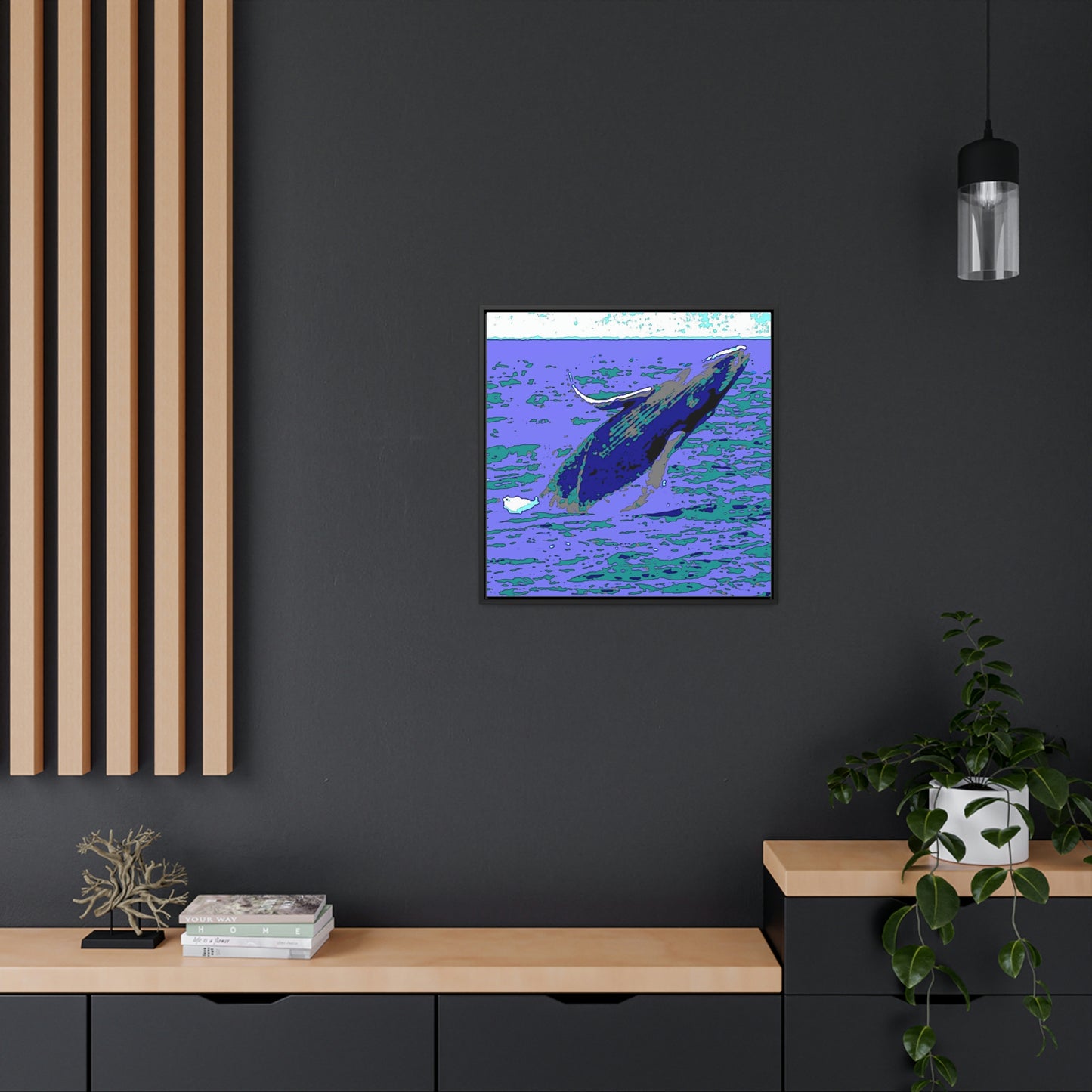 Gallery Canvas Wraps, Square Frame ... Baby Humpback Breaching ... Maui, HI: April 2022 ... "Family Archives: KPH" ... Original Works ...