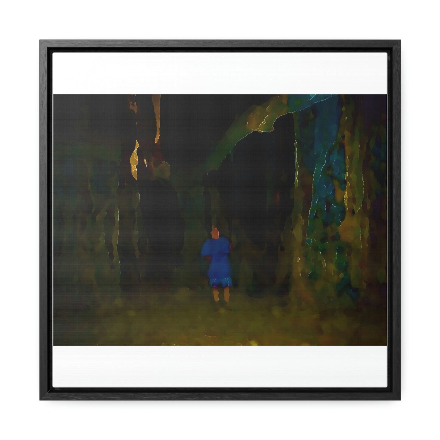 Gallery Canvas Wraps, Square Frame ... Jesuit Philosophy ... "In The Polynesian Banyans ..."