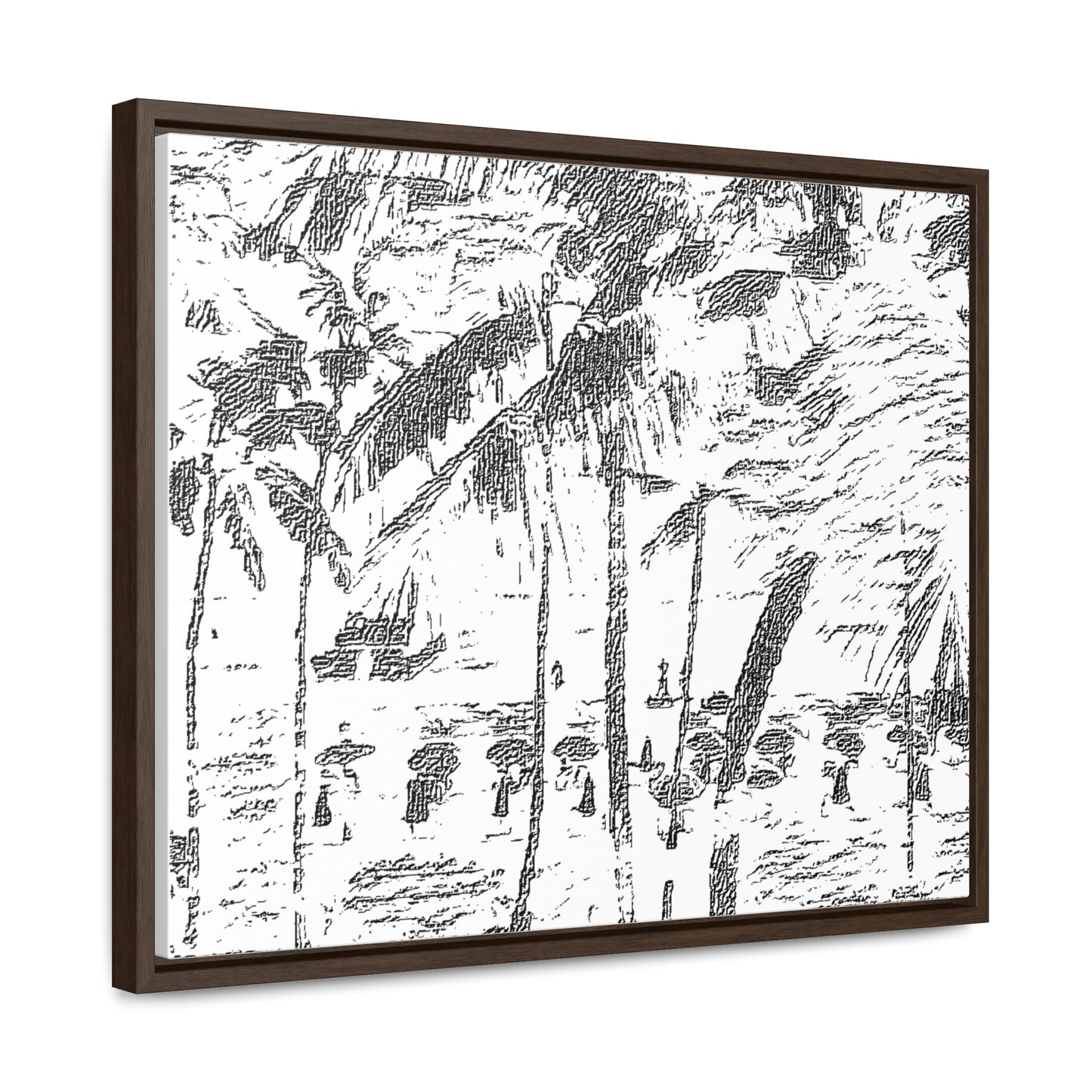 Gallery Canvas Wraps, Horizontal Frame ... "The Royal Hawai'ian: Waikiki Beach_Beach" ... Honolulu, HI ... Ocotber 2014 (Halloween) ... Original Works ...
