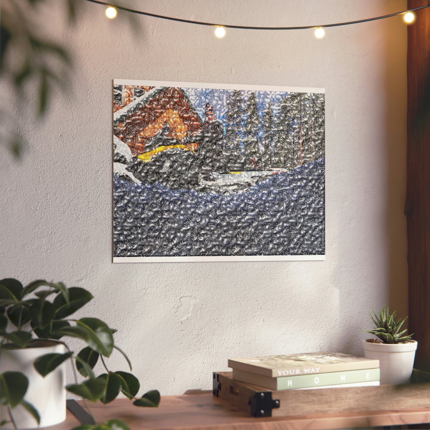 Aluminum Composite Panels ... "Packing After The Storm" ... Circa 3Apr23 ... Rhett Creek, Idaho, USA ... Original Works ...
