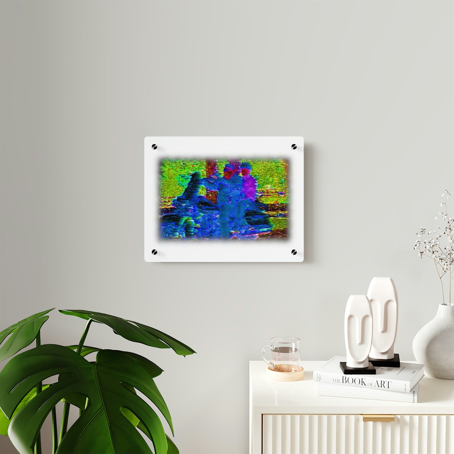Acrylic Wall Art Panels ...  "And 'I' Left His Dead A_s There By The Side-of-The-Road" ... Original Works ... (Grateful Dead: Me-And-My-Uncle)