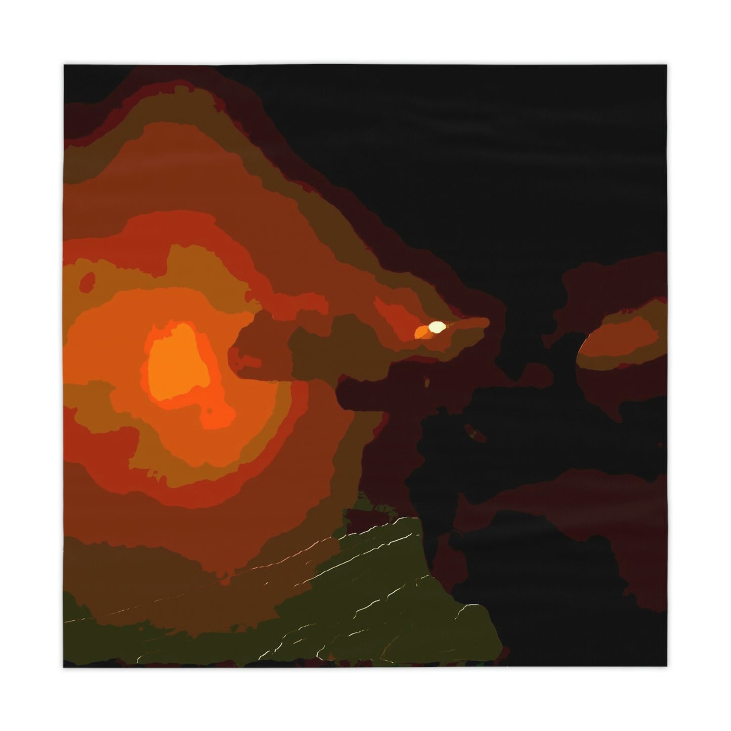 Tablecloth .... Ruger .357 Magnum Early-Morning-Target-Practice ... 'Circa April 2022' ... Original Works ...