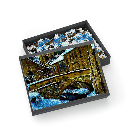 Puzzle (96, 252, 500, 1000-Piece) ...  Walikng The Streets & Alleys ... 'Strolling The Canals ... '  ... Original Works  ...