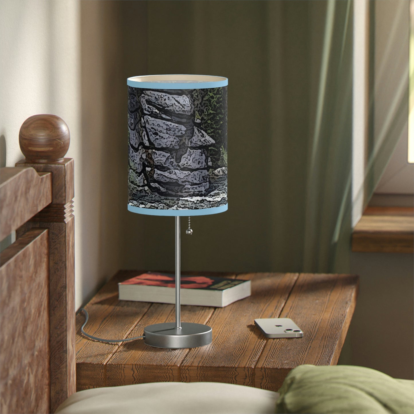 Lamp on a Stand, US|CA plug ... "I Am Innocent" ... Tricky-Dick Immortalized ... Nixon Rock: Along The River ... Central Idaho, Summer 2020 ... Original Works ...