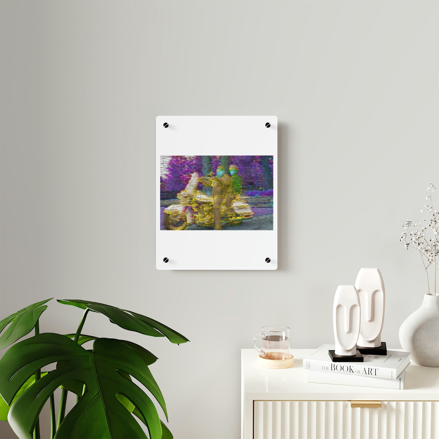Acrylic Wall Art Panels ... "And 'I' Left His Dead A_s There By The Side-of-The-Road" ... Original Works ... (Grateful Dead: Me-And-My-Uncle)