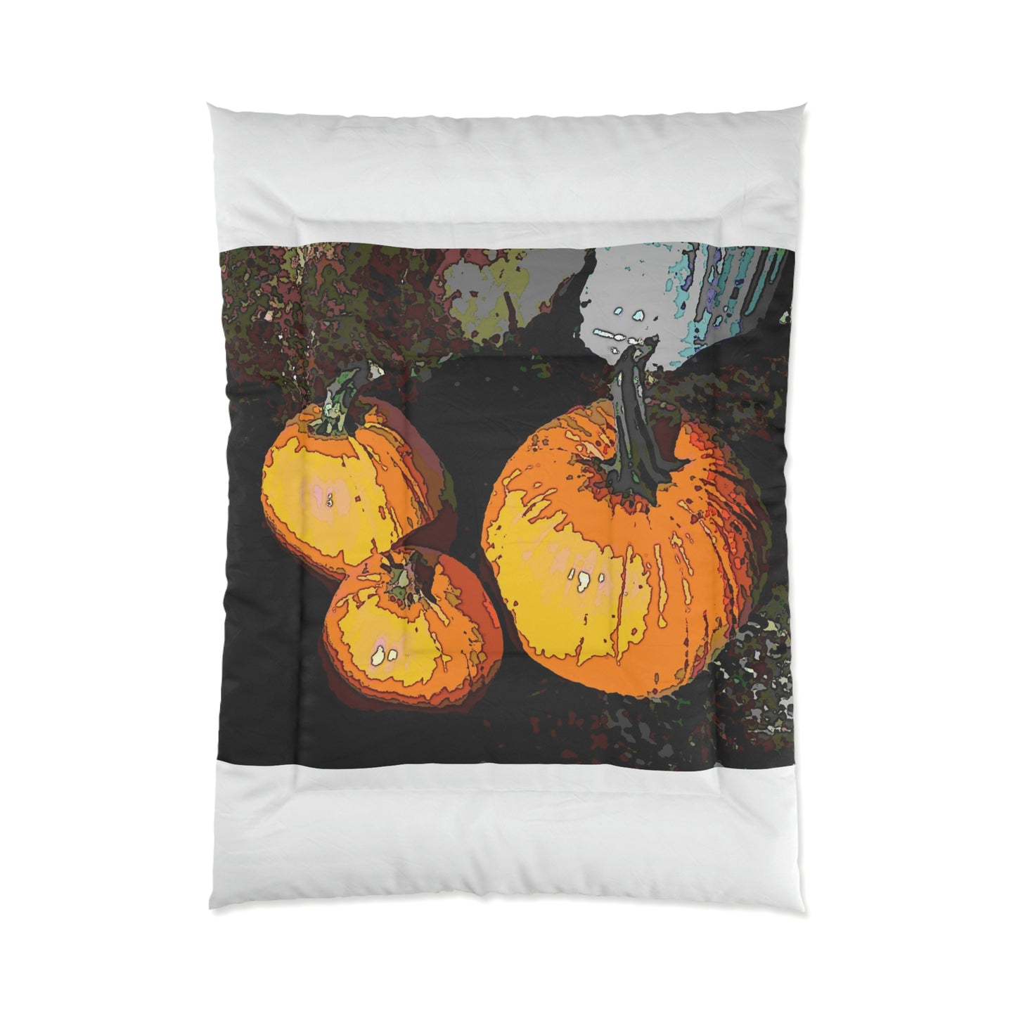 Comforter ... Halloween - Pumpkins - 'Trick-Or-Treat' ... More Than a Season ... "Its A Feeling & Celebration Of Life" ...