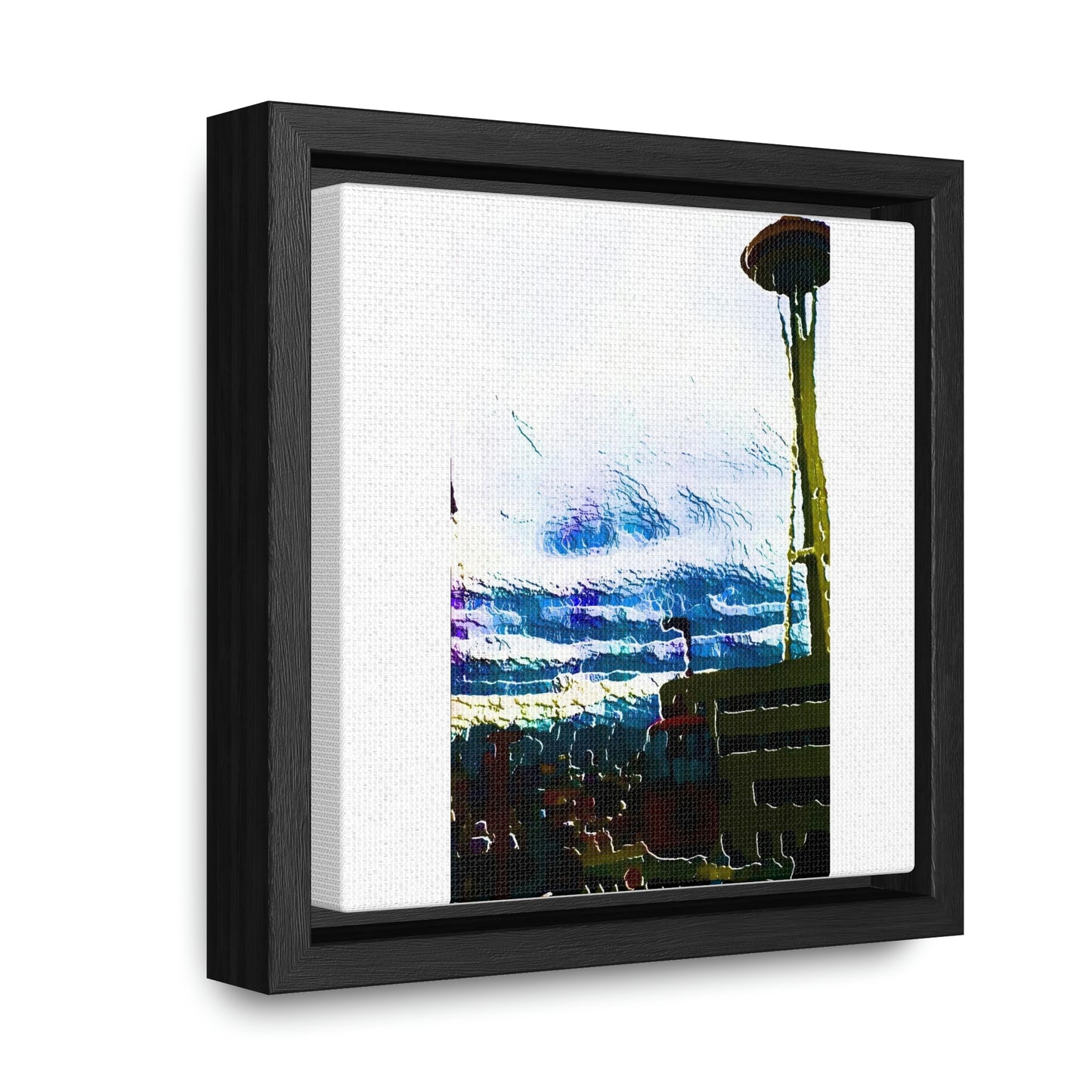 Gallery Canvas Wraps, Square Frame ... Air Tram-Way Gondola & Seattle Space Needle: Seattle World's Fair: 1962 ... Original Works ...