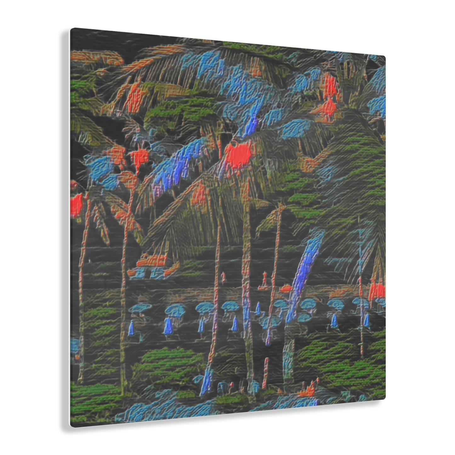 Acrylic Prints ... "The Royal Hawai'ian: Waikiki Beach_Beach" ... Honolulu, HI ... Ocotber 2014 (Halloween) ... Original Works ...