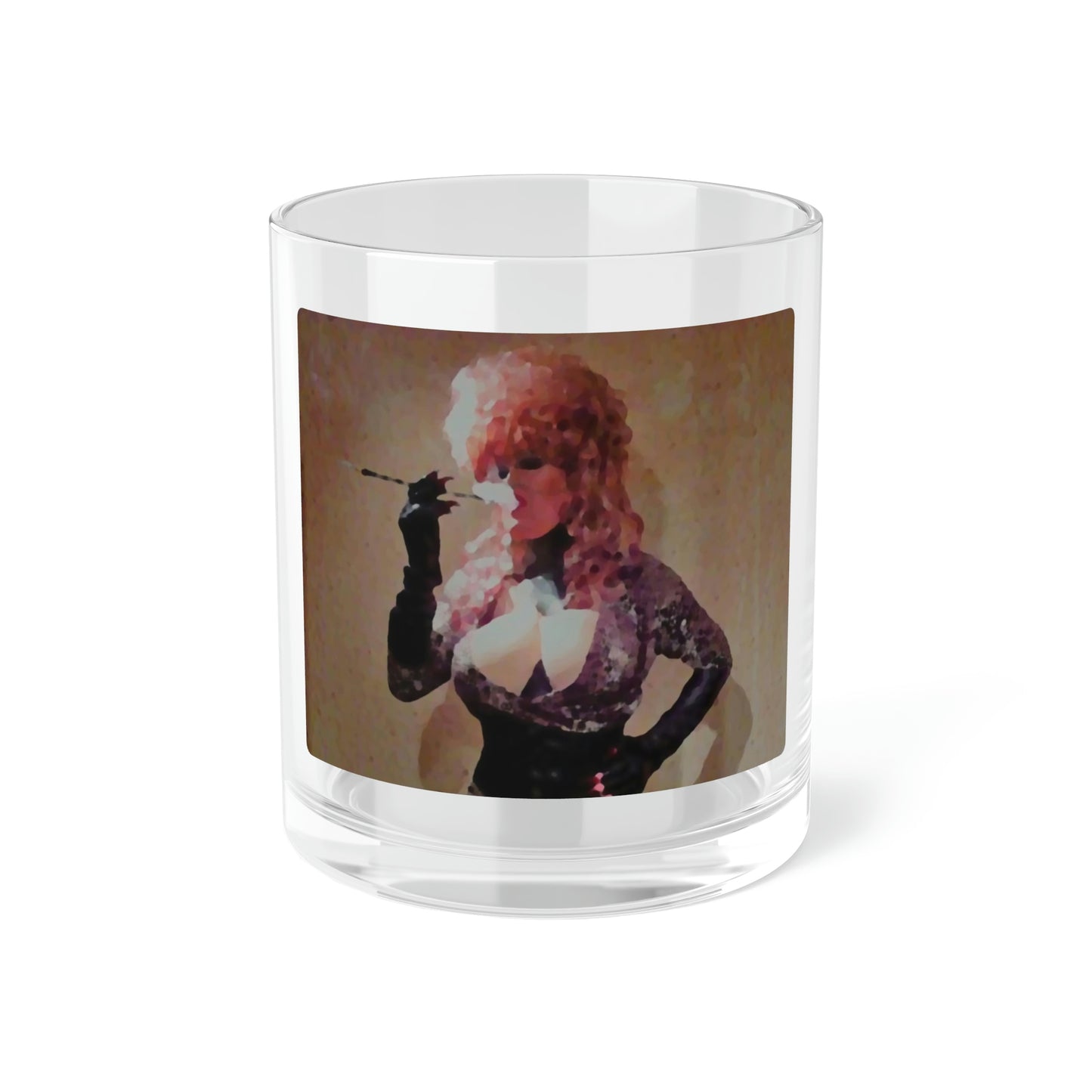 Bar Glass ...  A Colleague Overseas ... 'Enjoying A Fag' ... Original Works ... "April Fools 2023" ... Hot-Tranny-Smoke ...