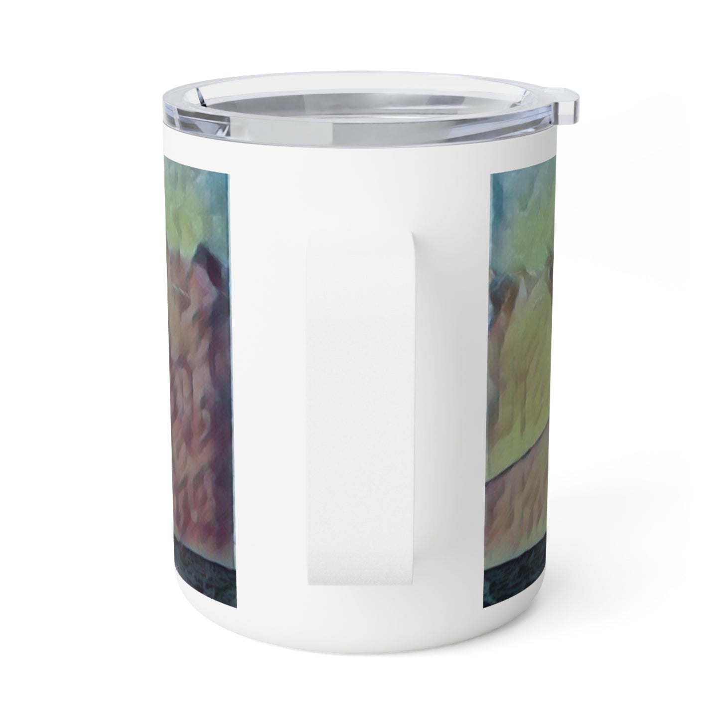 Insulated Coffee Mug, 10oz ... An Extraordinary Humpback Breach ... 'With Explosive Energy' ... Family Archives (KPH) ... Circa: 21st Century. Maui, HI ... Original Works ...
