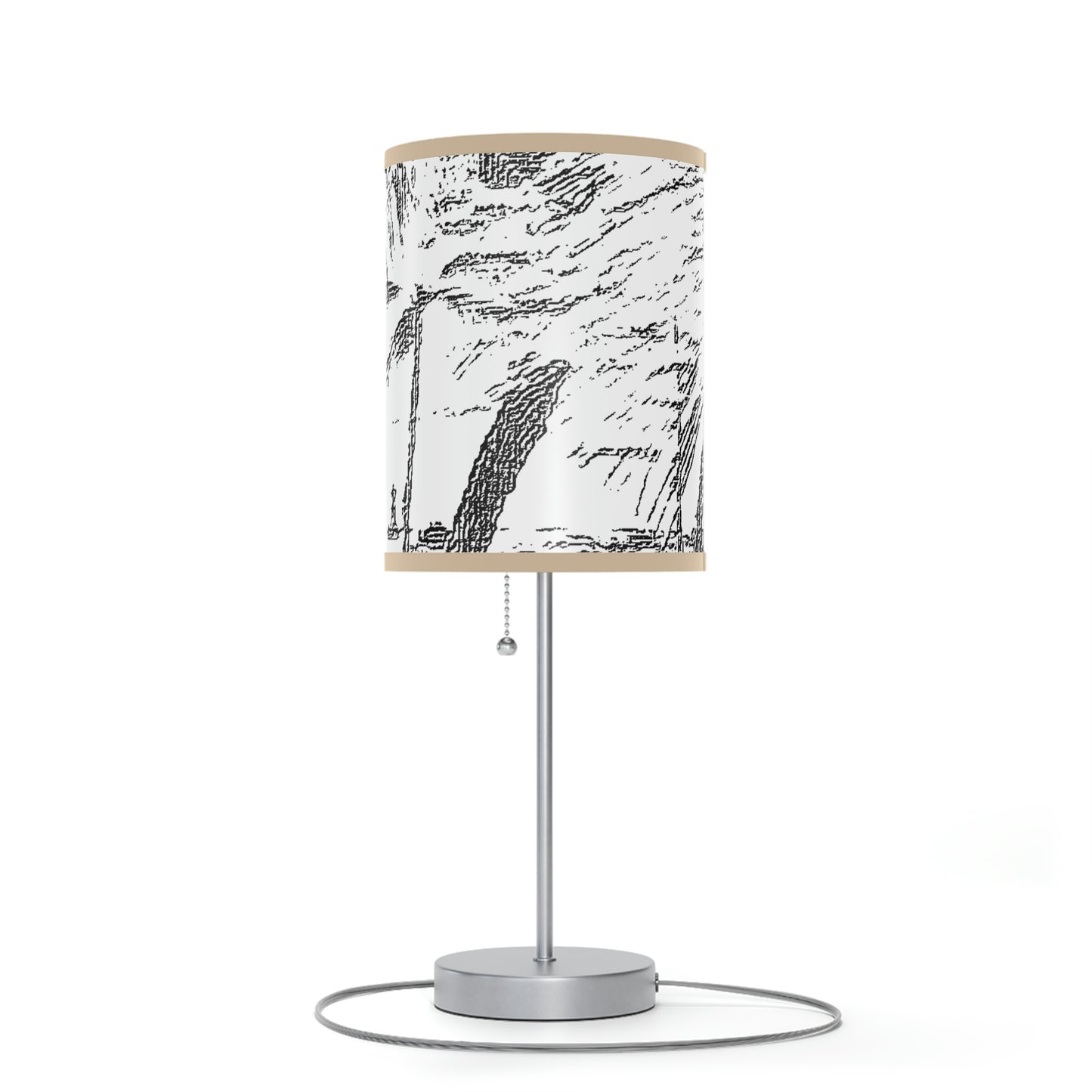 Lamp on a Stand, US|CA plug ... "The Royal Hawai'ian: Waikiki Beach_Beach" ... Honolulu, HI ... Ocotber 2014 (Halloween) ... Original Works ...