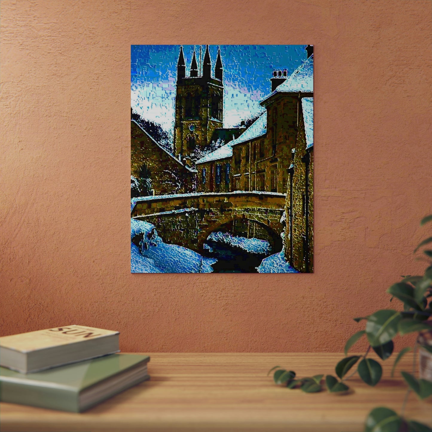 Aluminum Composite Panels ...  A Bridge, A Canal, A Cathedral_2 ... "To Stroll Over-Through-And-By" ... Central England: Circa 2005 ... Original Works ...