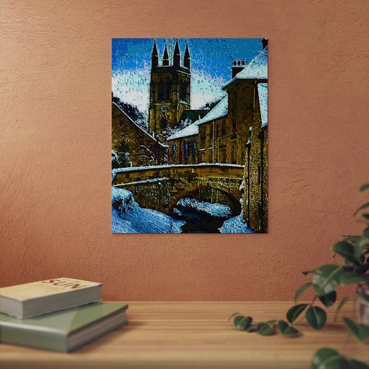 Aluminum Composite Panels ...  A Bridge, A Canal, A Cathedral_2 ... "To Stroll Over-Through-And-By" ... Central England: Circa 2005 ... Original Works ...