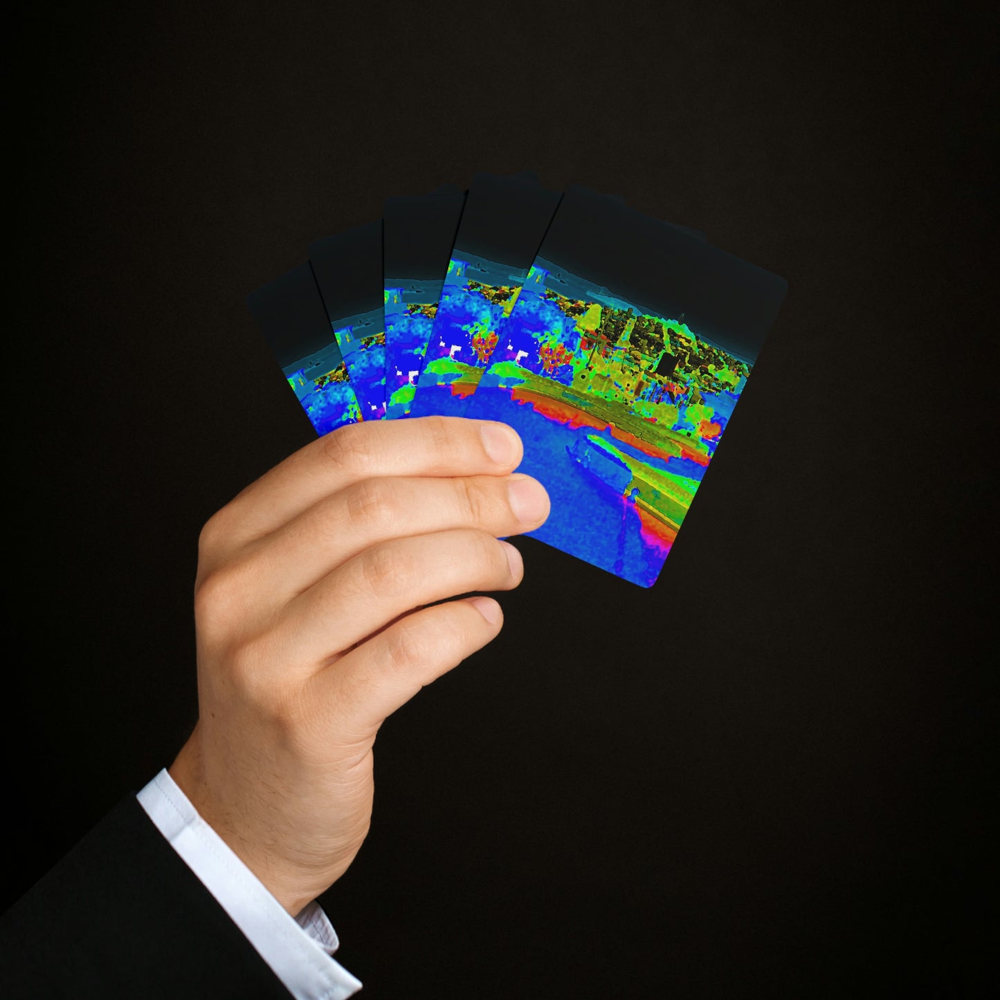 Custom Poker Cards ... "Lombard Street San Francisco, CA, USA" ... Family Archives 1970's ... Original Works ...