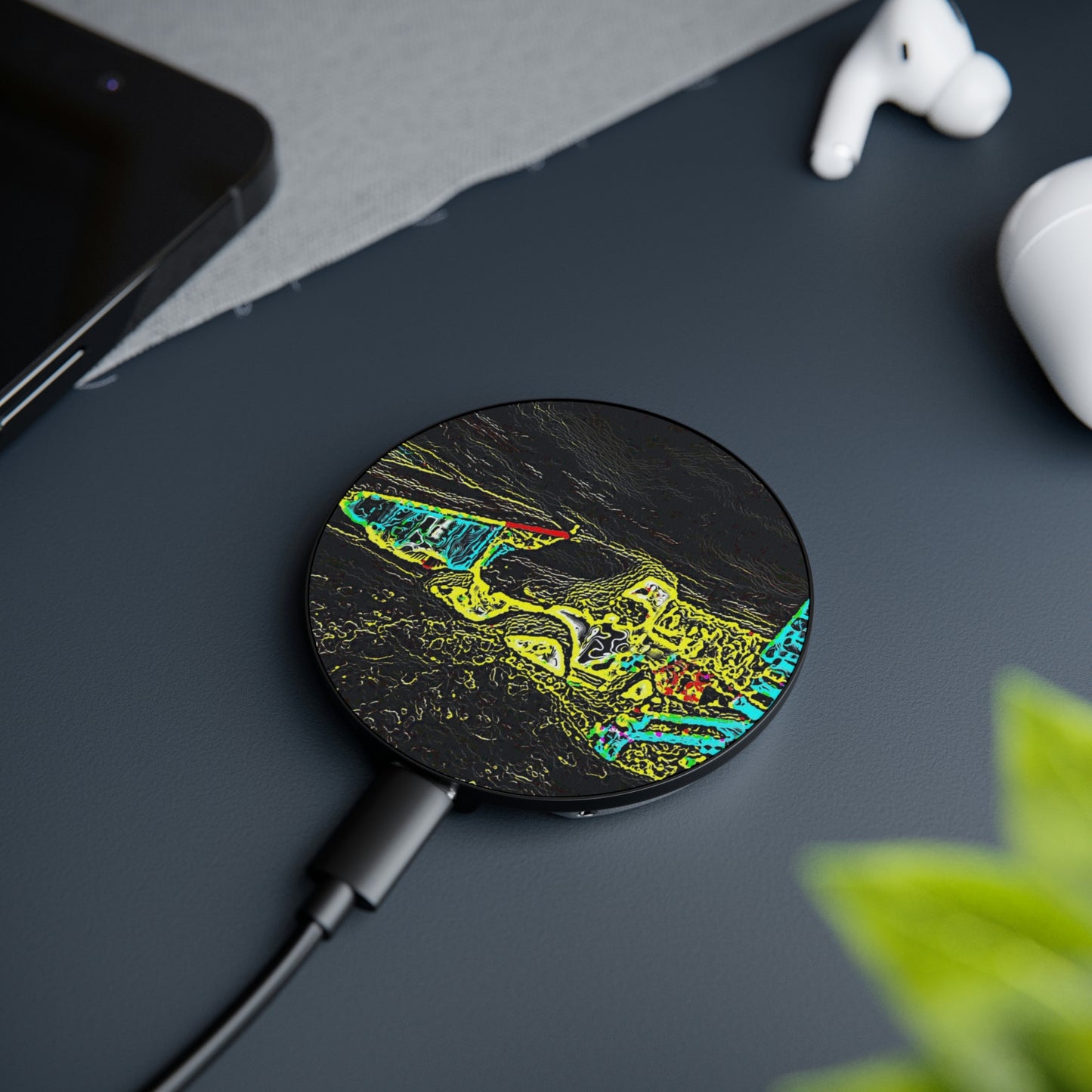Magnetic Induction Charger ... "Snow Vehicle In Snow Storm At-Rest" ... Circa 12Mar23 ... Central Idaho ... 18-Hours Rendering Time: Original Works ...