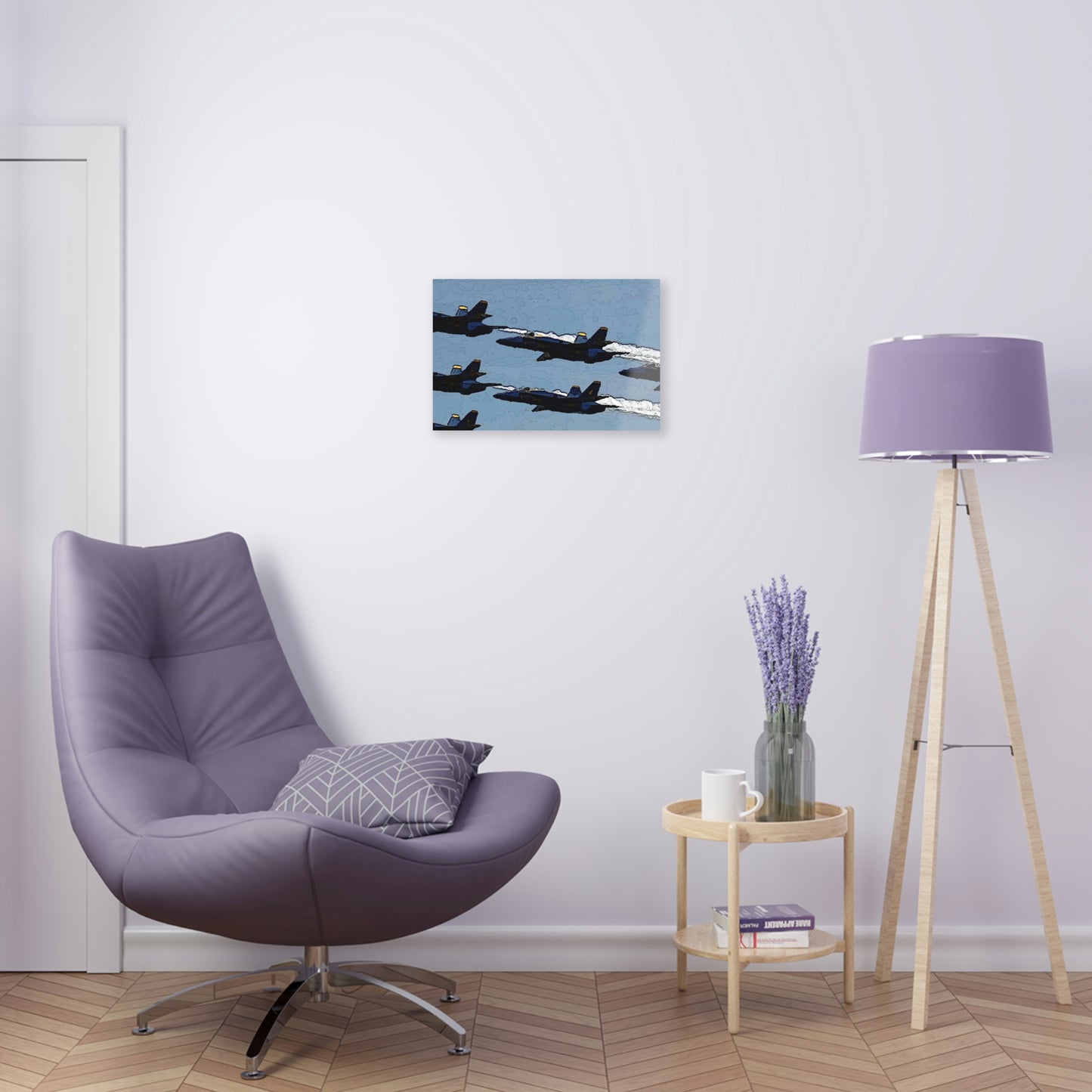 Acrylic Prints ... Seattle Seafair ..."Blue Angels Run Over Lake Washington" ... Circa Mid 1980's ... Dr FJ Holt ... Original Works ...
