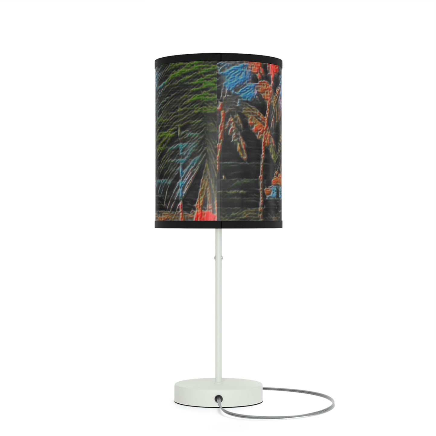 Lamp on a Stand, US|CA plug ... "The Royal Hawai'ian: Waikiki Beach_Beach" ... Honolulu, HI ... Ocotber 2014 (Halloween) ... Original Works ...