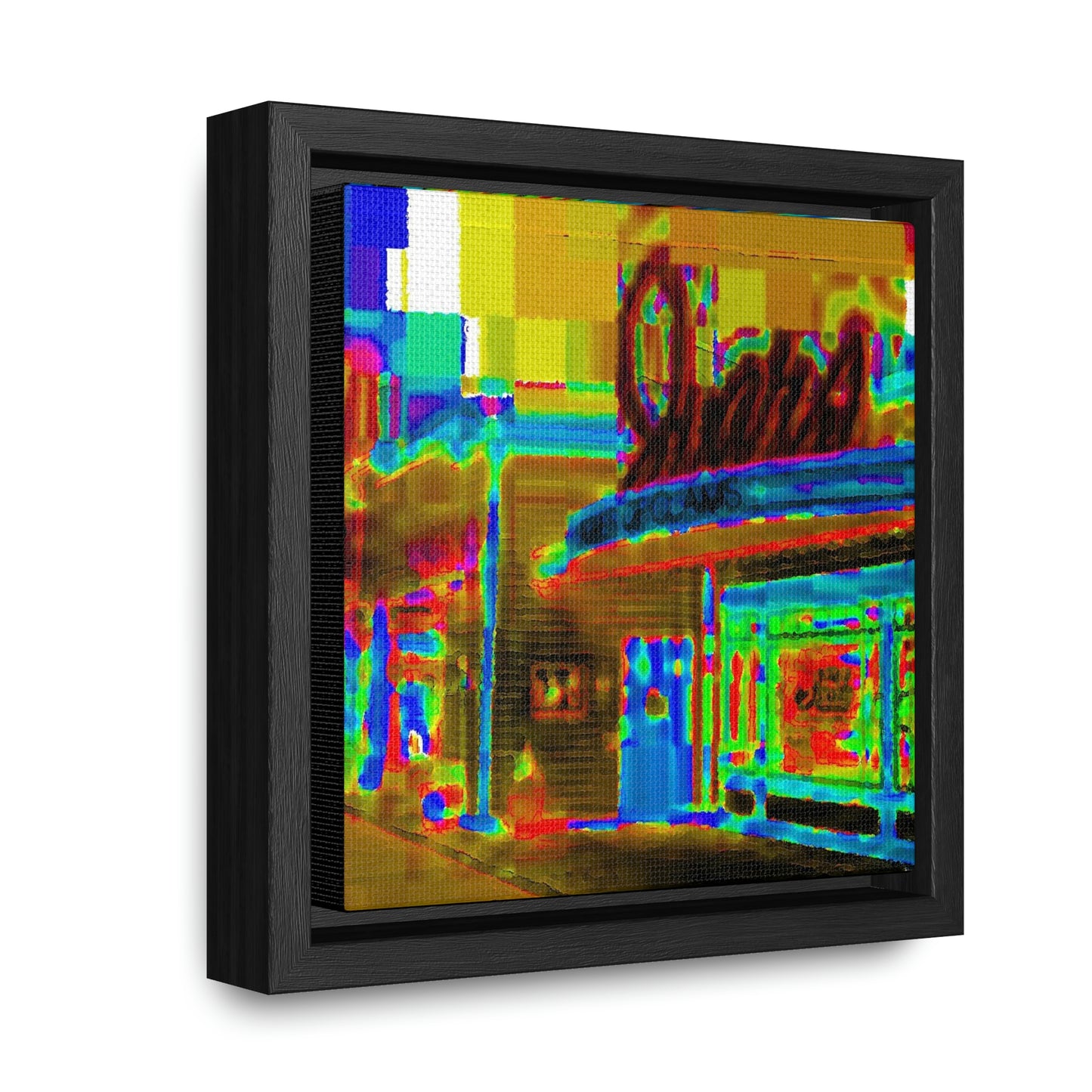 Gallery Canvas Wraps, Square Frame ...  In-A-Hurry & Stressed? ... Remember: Keep "Clam" ... Clam_Happy ...  'Ivars: Seattle Waterfront' ... Personal Archives ... Original Works ...