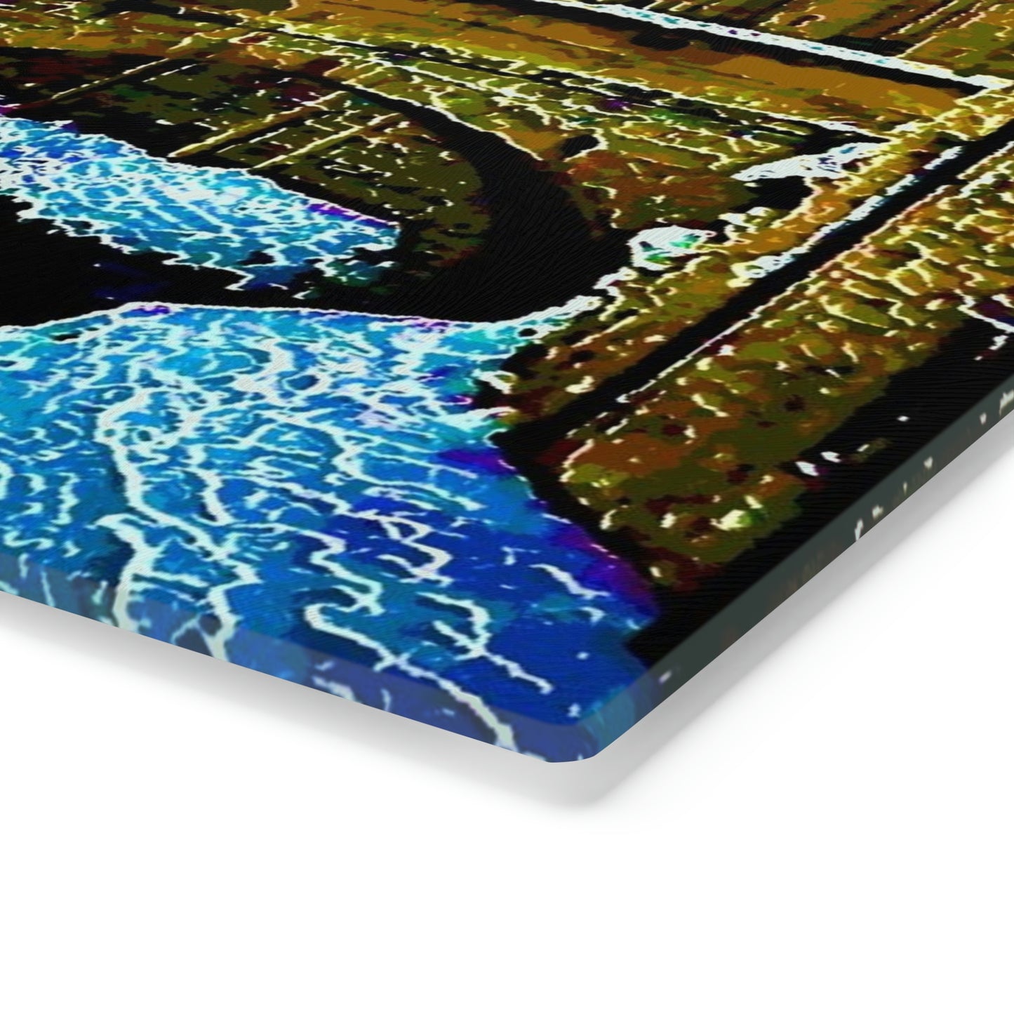 Cutting Board ... Walikng The Streets & Alleys ... 'Strolling The Canals ... '  ... Original Works  ...
