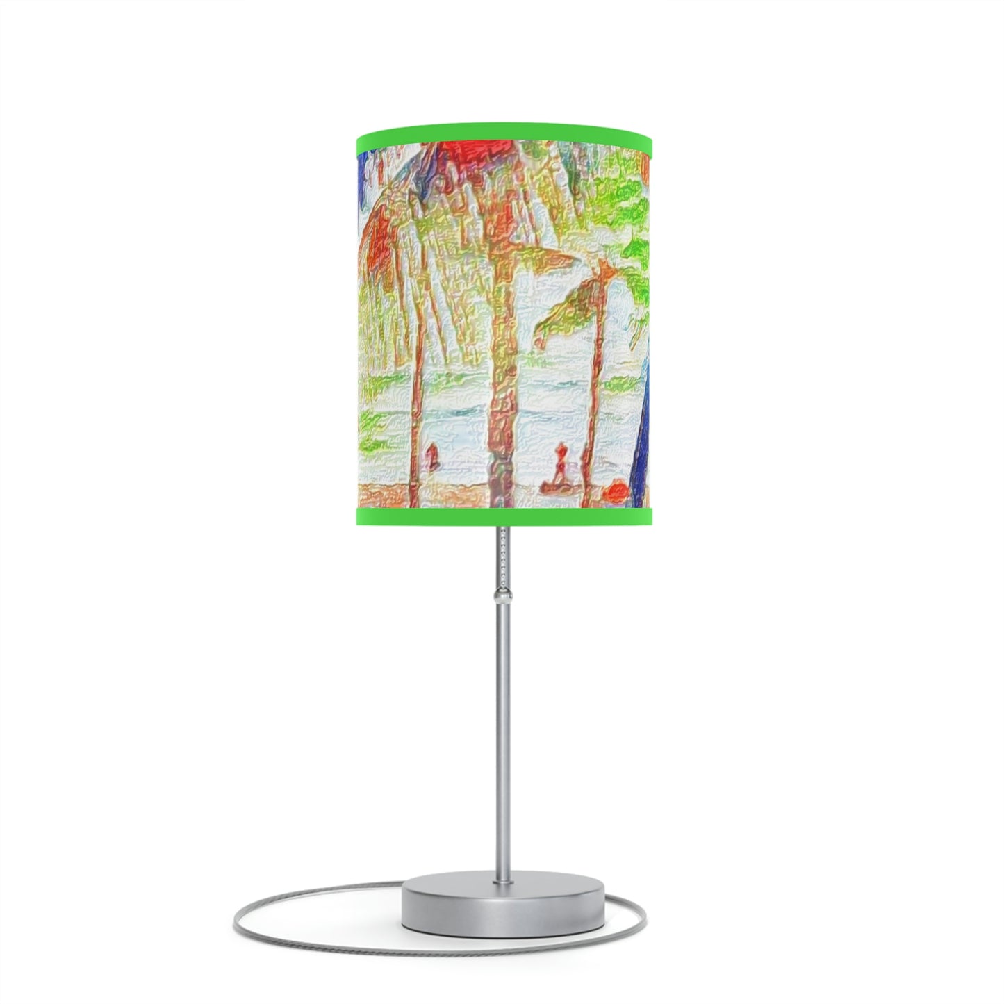 Lamp on a Stand, US|CA plug ... "The Royal Hawai'ian: Waikiki Beach_Beach" ... Honolulu, HI ... Ocotber 2014 (Halloween) ... Original Works ...