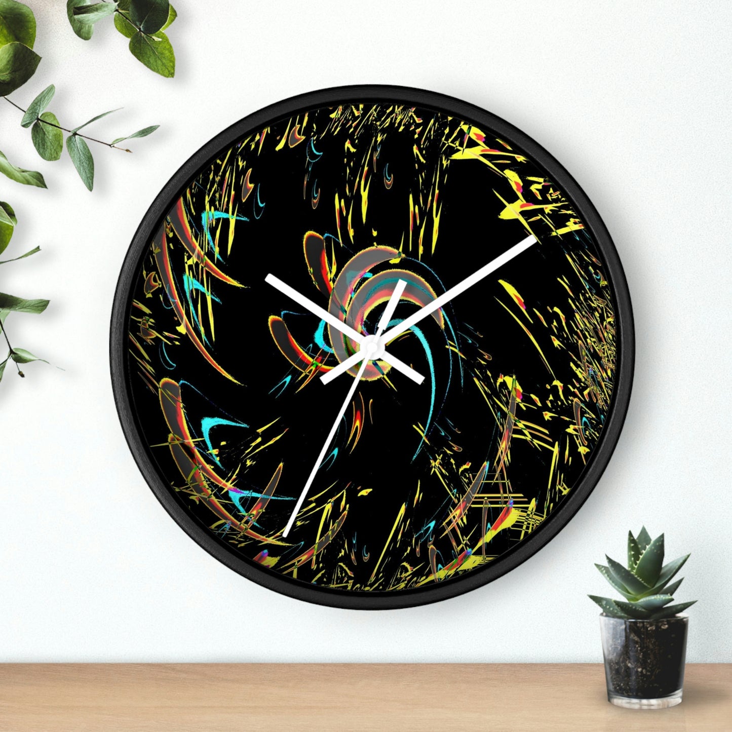 Wall clock ... "Waning Moon" ... Central Idaho ... October 2022 ... Rendering Time: 22 Hours ... Original Works ...
