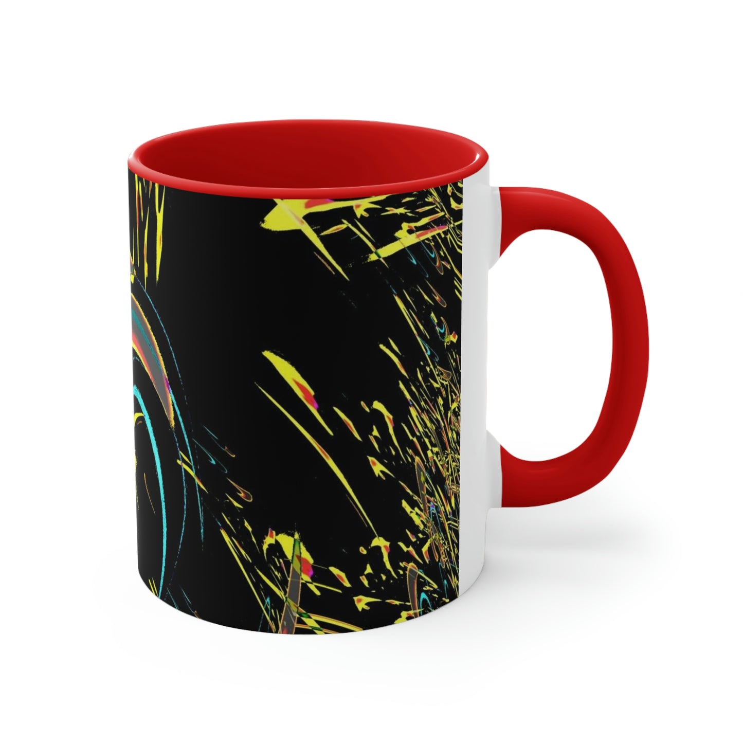 Accent Coffee Mug, 11oz ... "Waning Moon" ... Central Idaho ... October 2022 ... Rendering Time: 22 Hours ... Original Works ...