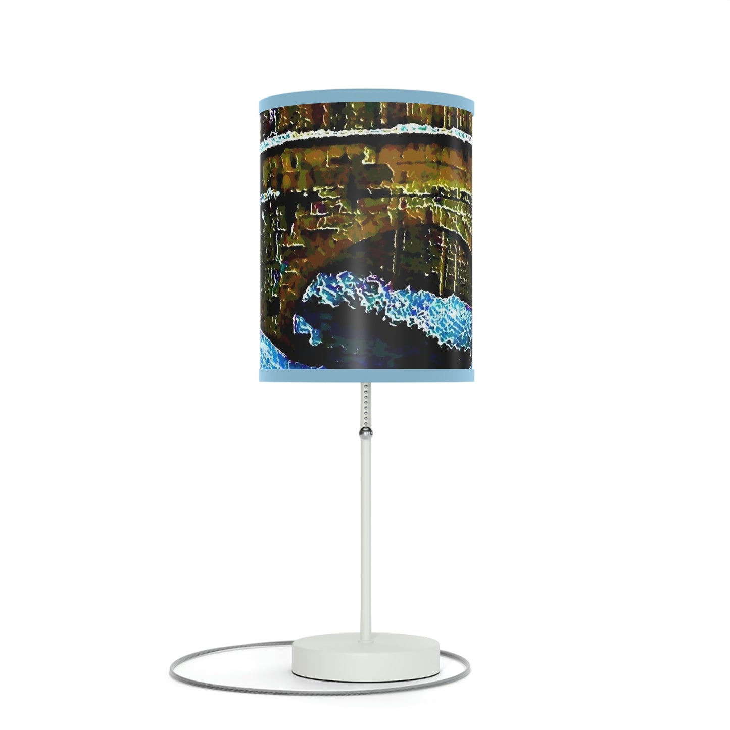 Lamp on a Stand, US|CA plug ... Walikng The Streets & Alleys ... 'Strolling The Canals ... '  ... Original Works  ...